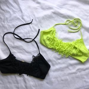 Victoria’s Secret fringe swim tops